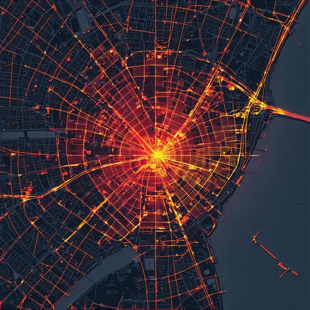 Mappa termica copertura 5G a Milano